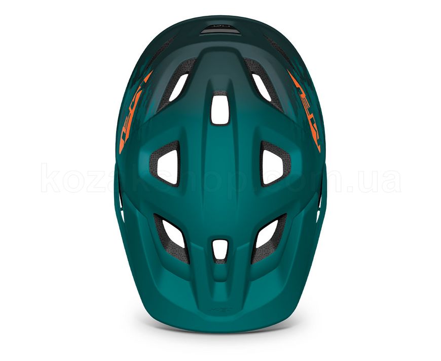 Шлем MET Echo Alpine Green Orange | Matt, S/M (52-57 см)