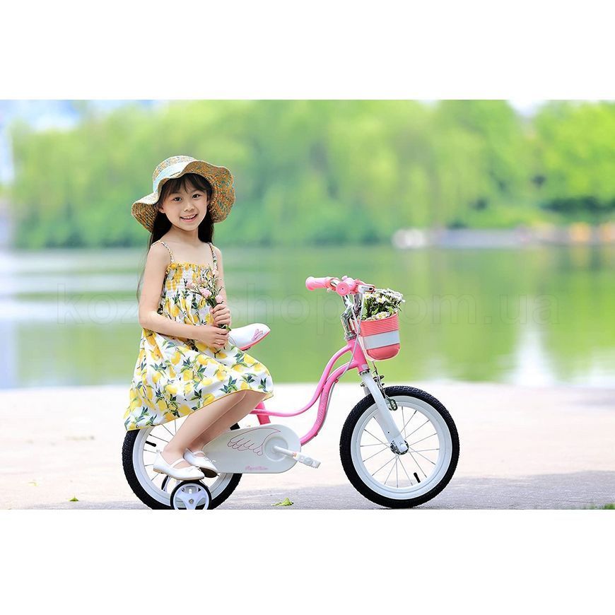 Дитячий велосипед RoyalBaby LITTLE SWAN 18", OFFICIAL UA, рожевий