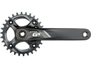 Шатуни SRAM GX 1000 11шв Fat Bike GXP 100mm Spindle 175 Black Зірка 30t X-SYNC
