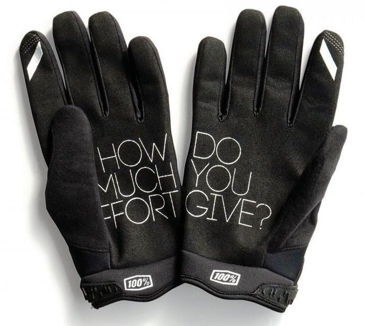 Детские зимние перчатки Ride 100% BRISKER Cold Weather [Black], YS (5)