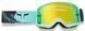 Маска FOX MAIN SPARK Goggle - KAIROS [Turquoise], Mirror Green Lens