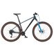 Велосипед KTM CHICAGO 271 27.5" рама М/43, серый (черно/синий) 2022/2023