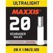 Камера Maxxis ULTRALIGHT 20X1.90/2.125 Schrader 48мм