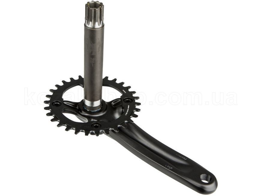 Шатуни SRAM GX 1000 11шв Fat Bike GXP 100mm Spindle 175 Black Зірка 30t X-SYNC