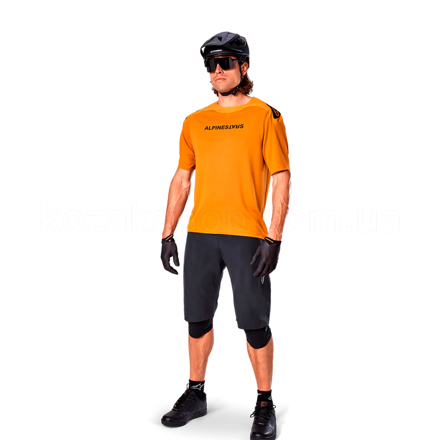 Вело джерси Alpinestars A-ARIA POLARTEC SWITCH SS JERSEY DARK GOLD, L