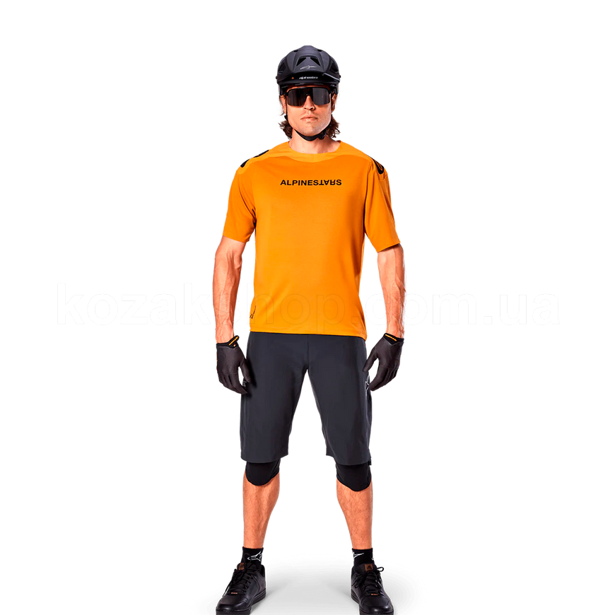 Вело джерси Alpinestars A-ARIA POLARTEC SWITCH SS JERSEY DARK GOLD, L