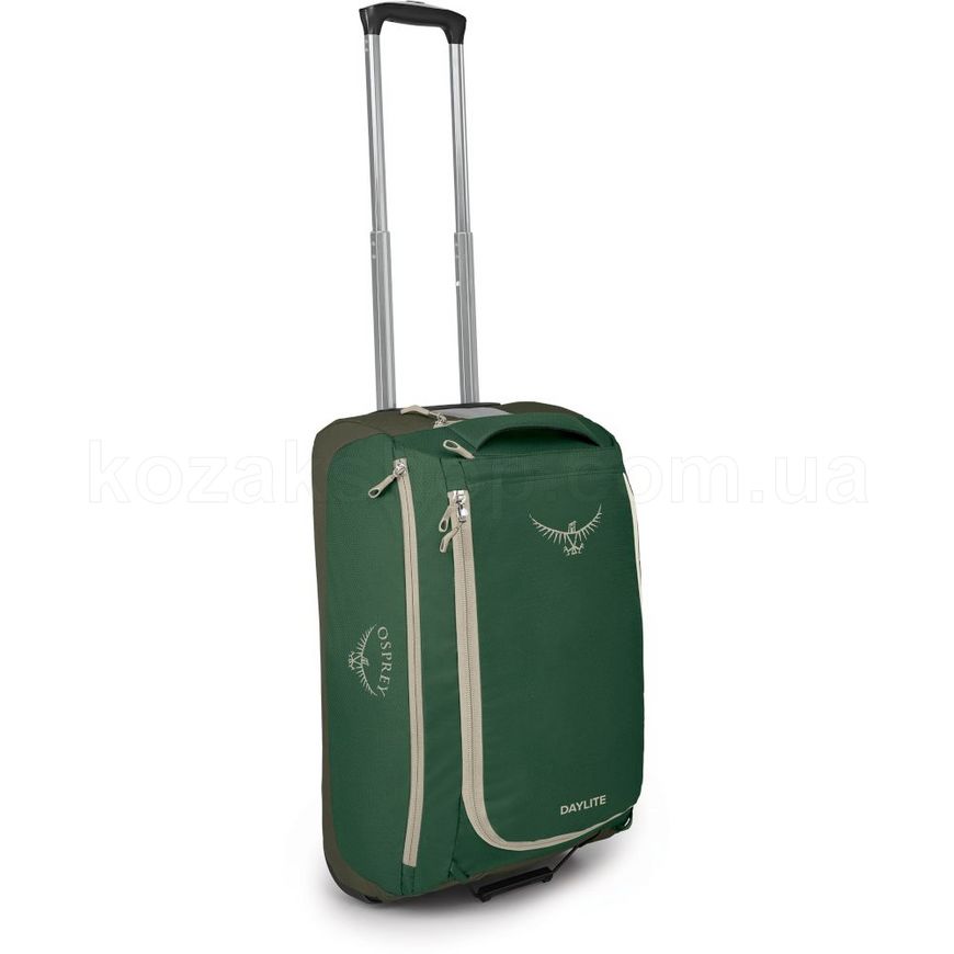 Сумка на колесах Osprey Daylite Carry-On Wheeled Duffel 40 (2024) [green canopy/green creek] - O/S