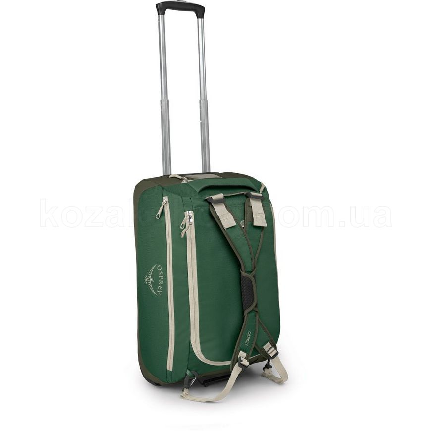 Сумка на колесах Osprey Daylite Carry-On Wheeled Duffel 40 (2024) [green canopy/green creek] - O/S