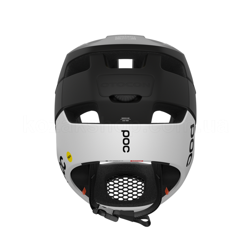 Шлем POC Otocon Race MIPS (Uranium Black/Hydrogen White Matt) - L