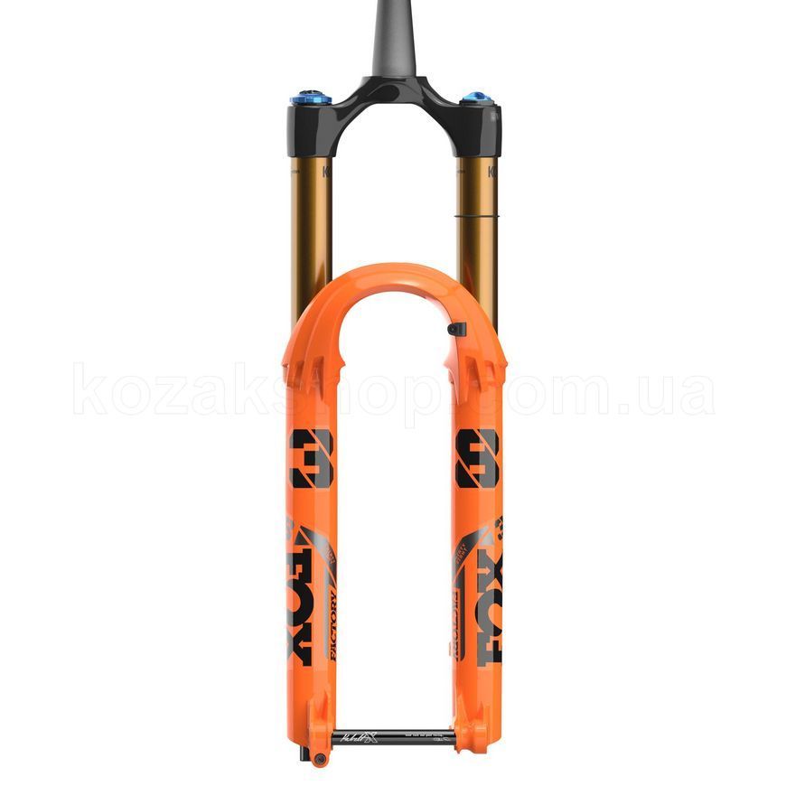 Вилка FOX 38 Factory, Grip X2, 29in, 170, FLOAT, Kashima, Shiny Orange, Black/Clear Logo, 15 X 110, 44mm Rake, 2025