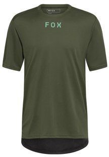 Вело джерси FOX RANGER SS Jersey - WORDMARK [Dark Sage], M