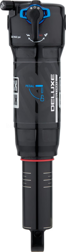 Амортизатор RockShox Deluxe Ultimate RCT - 205X62.5 Linear Air, 0 Neg/1 Pos Token, LinearReb/LowComp,380lb LockoutForce, Trunnion Standard - C1
