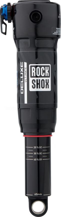 Амортизатор RockShox Deluxe Ultimate RCT - 205X62.5 Linear Air, 0 Neg/1 Pos Token, LinearReb/LowComp,380lb LockoutForce, Trunnion Standard - C1