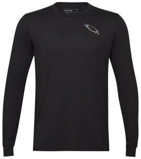 Вело джерси FOX RANGER DRI-RELEASE LS JERSEY - LUNAR [Black], L