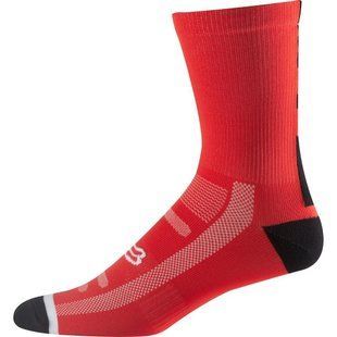 Вело носки FOX 8 LOGO TRAIL SOCK [FLM RED], S/M