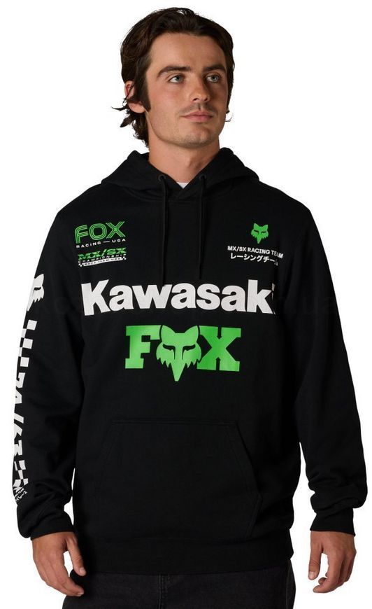 Толстовка FOX Hoodie - KAWI&reg; [Black], M