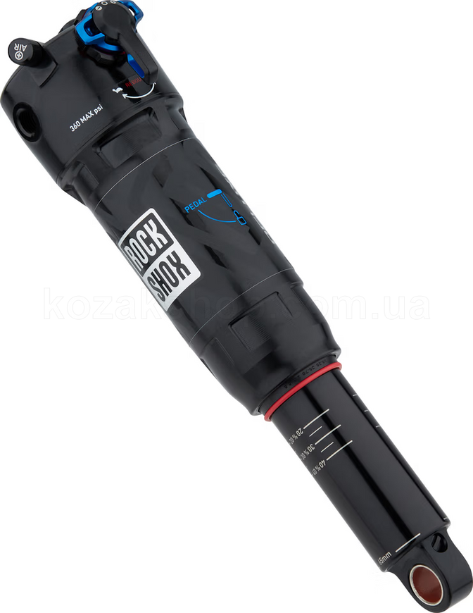 Амортизатор RockShox Deluxe Ultimate RCT - 205X62.5 Linear Air, 0 Neg/1 Pos Token, LinearReb/LowComp,380lb LockoutForce, Trunnion Standard - C1