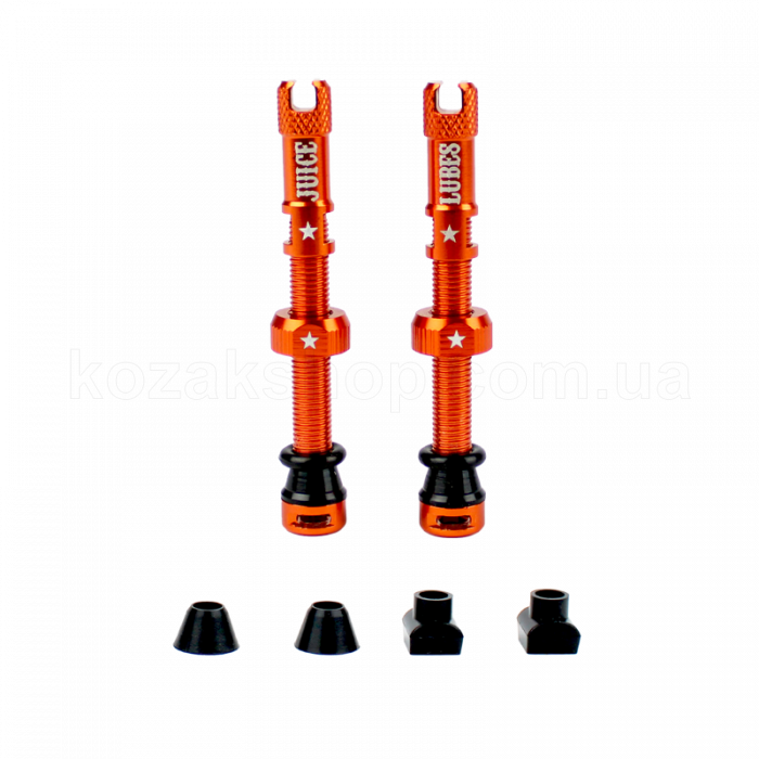 Ніпелі безкамерні Juice Lubes - 65 мм [Orange]