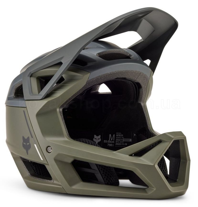 Шолом FOX PROFRAME HELMET - CLYZO [Olive Green], L