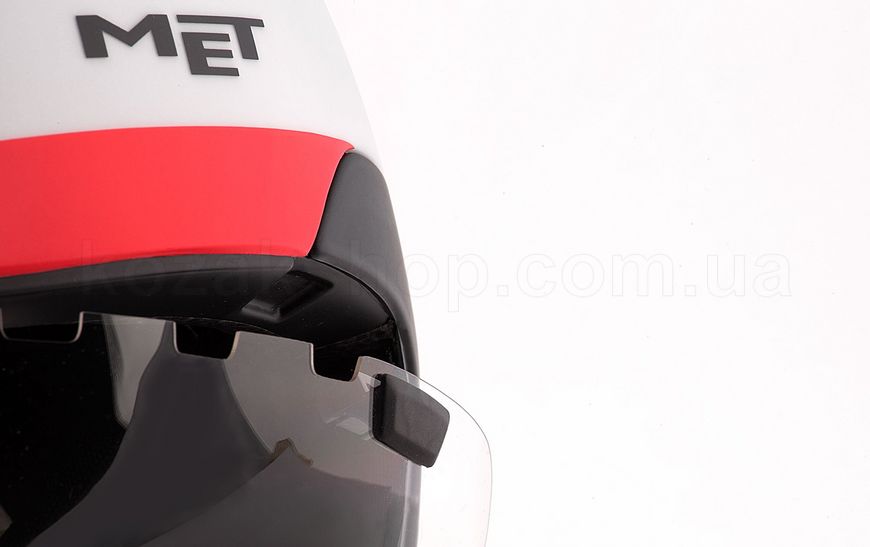 Шолом MET Drone Wide Body Ce White Black Red | Matt M (54-58 см)