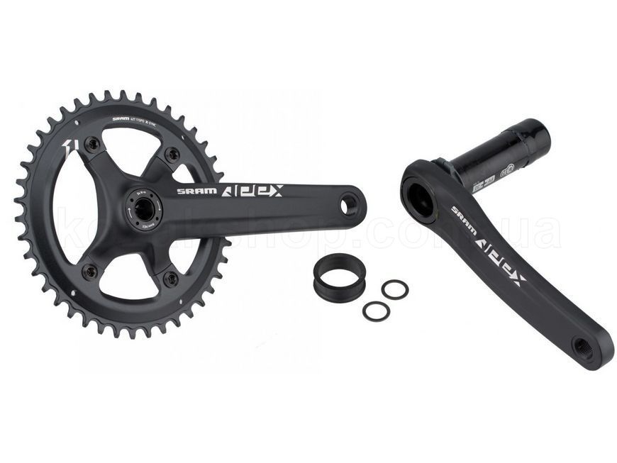 Шатуны SRAM Apex 1 BB30 165 Black Зірка 42t X-SYNC