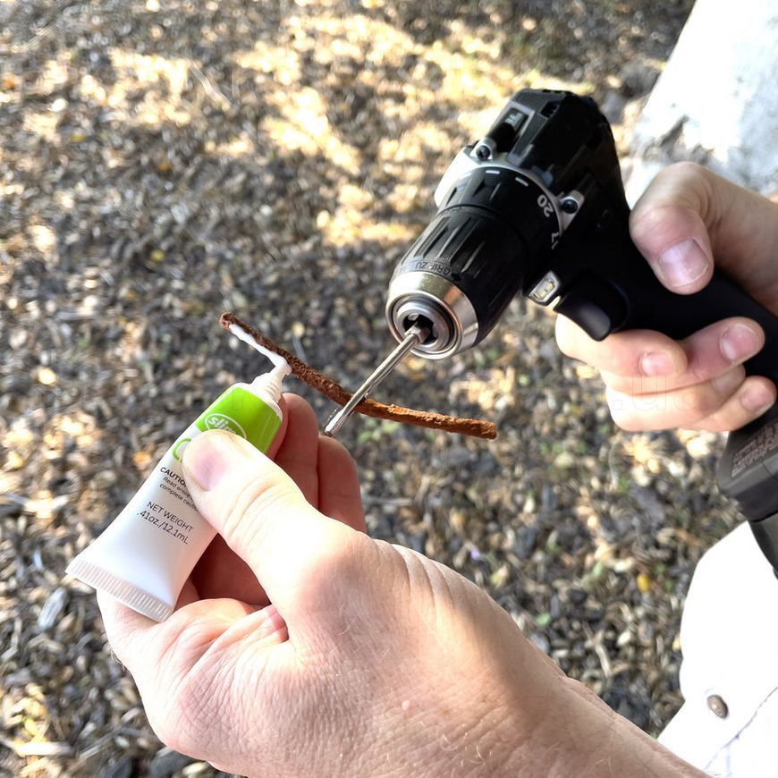 Ремкомплект для бескамерки Slime Tubeless Tire Plug Drill Bit Kit