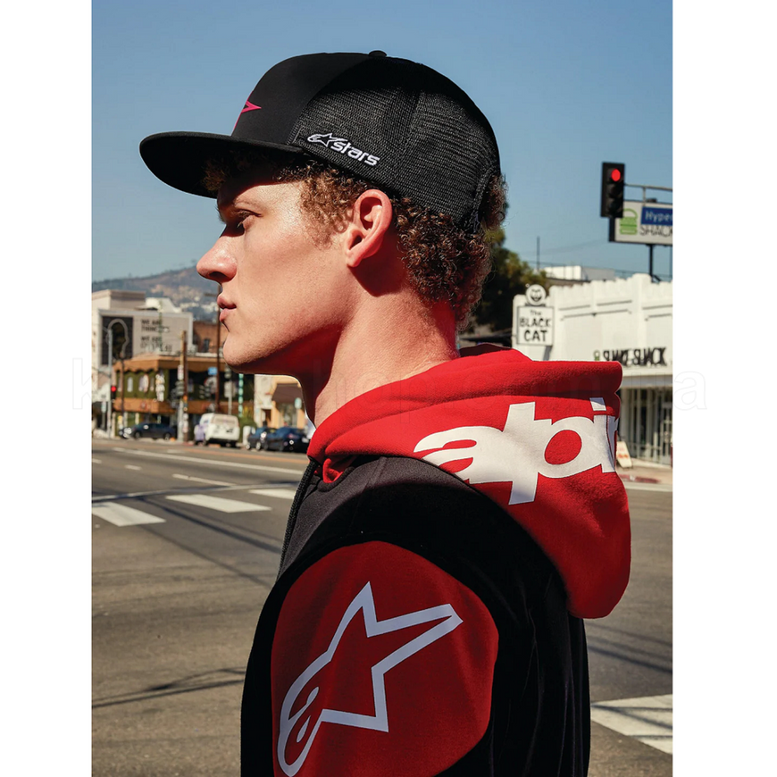 Кепка Alpinestars 3D AGELESS TRUCKER HAT [BLACK/RED] - OS