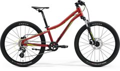 Детский велосипед MERIDA MATTS J.24, UN(11), SILK RED(GREEN/BLACK)