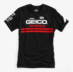 Футболка Ride 100% CONTRAIL Geico / Honda TEE [Black], M