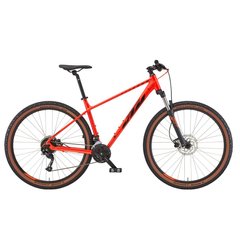 Велосипед KTM CHICAGO 271 27.5" рама M/43, оранжевий (чорний), 2022