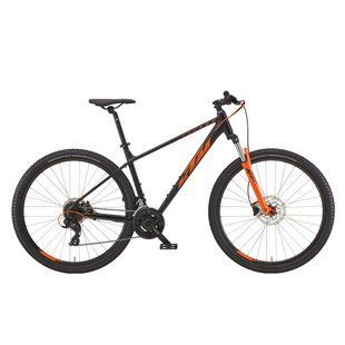 Велосипед KTM CHICAGO 292 29" рама L/48, черный матовый (оранжевый)