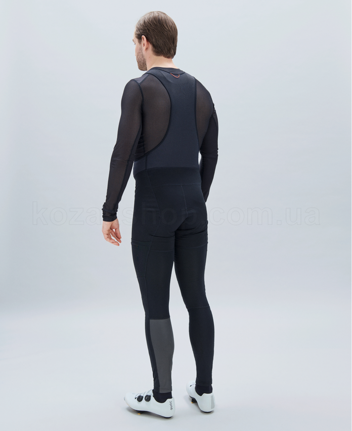 Вело штаны с лямками POC M's Thermal Cargo Tights (Uranium Black) - M