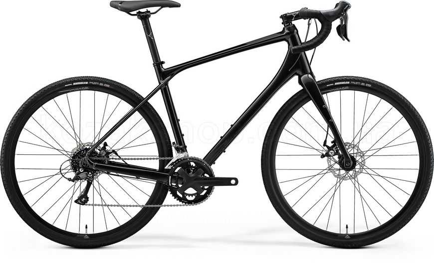 Велосипед MERIDA SILEX 200, XS(44), [2022], GLOSSY BLACK(MATT BLACK)