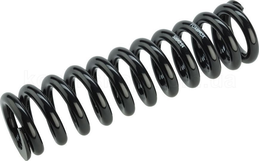 Пружина FOX Black Steel Spring: (T) [8.250 TLG X 1.385 ID X 500 lb/in X 3.64 Travel], Ref: 039-12-007 (803-04-176)