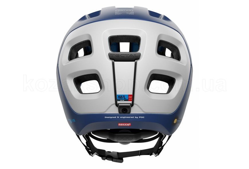 Шолом POC Tectal Race Spin (Lead Blue/Hydrogen White Matt, XL/XXL)