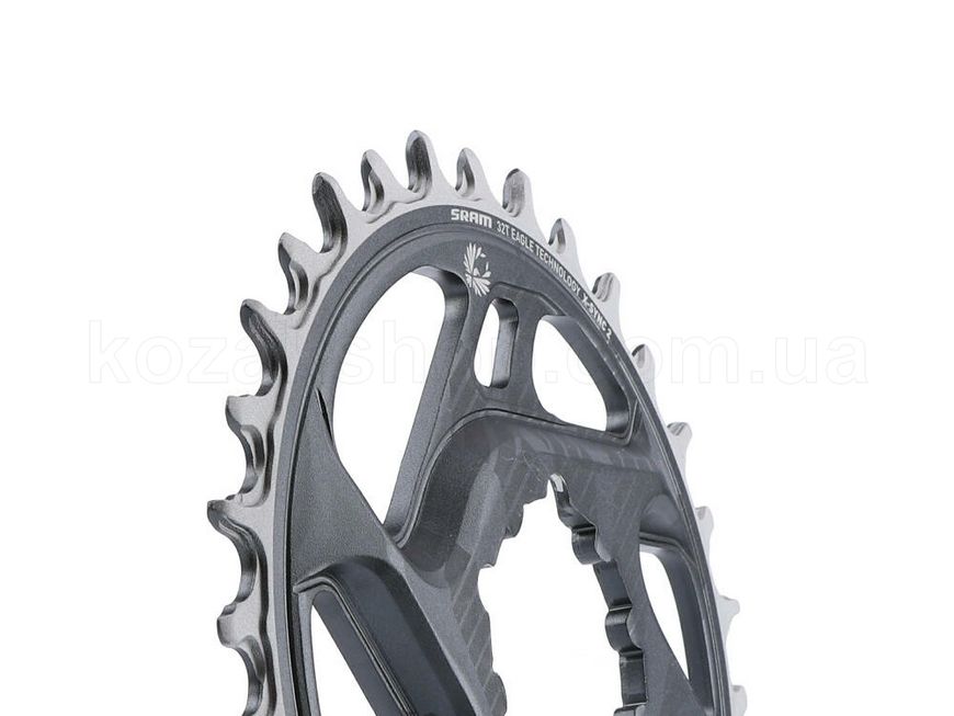 Звезда SRAM X-Sync 2 30T Direct Mount 6mm Offset Eagle Cold Forged Lunar Grey (finish of GX Eagle C1 matches crank arms)