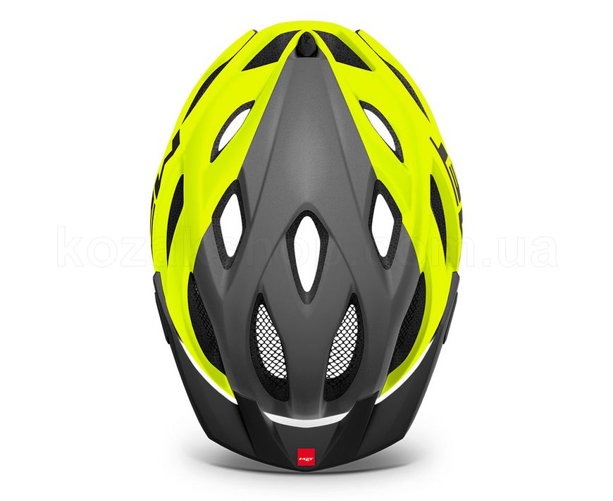 Шлем MET Crossover Safety Yellow Gray | Glossy, XL (60-64 см)