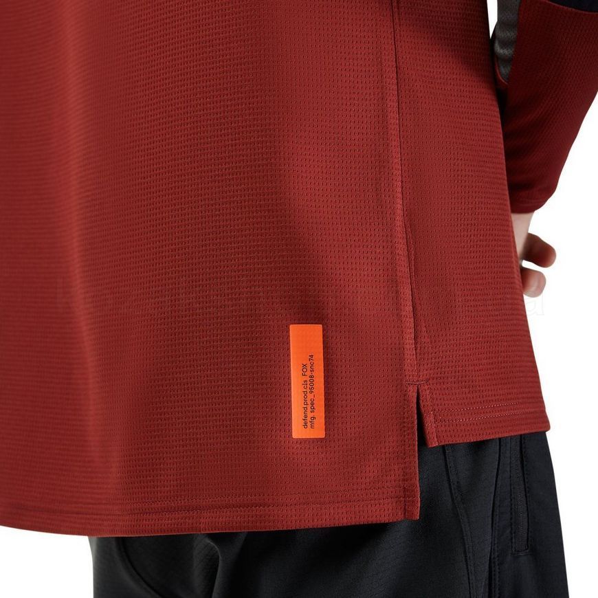 Вело джерси FOX DEFEND LS Jersey [Rust], M