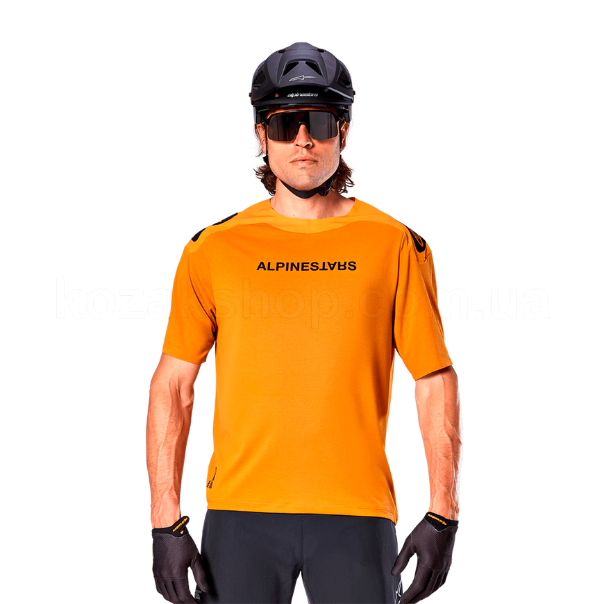 Вело джерси Alpinestars A-ARIA POLARTEC SWITCH SS JERSEY DARK GOLD, XXL
