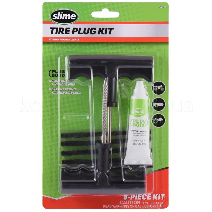 Ремкомплект для бескамерки Slime Tubeless Tire Plug Repair Puncture Kit