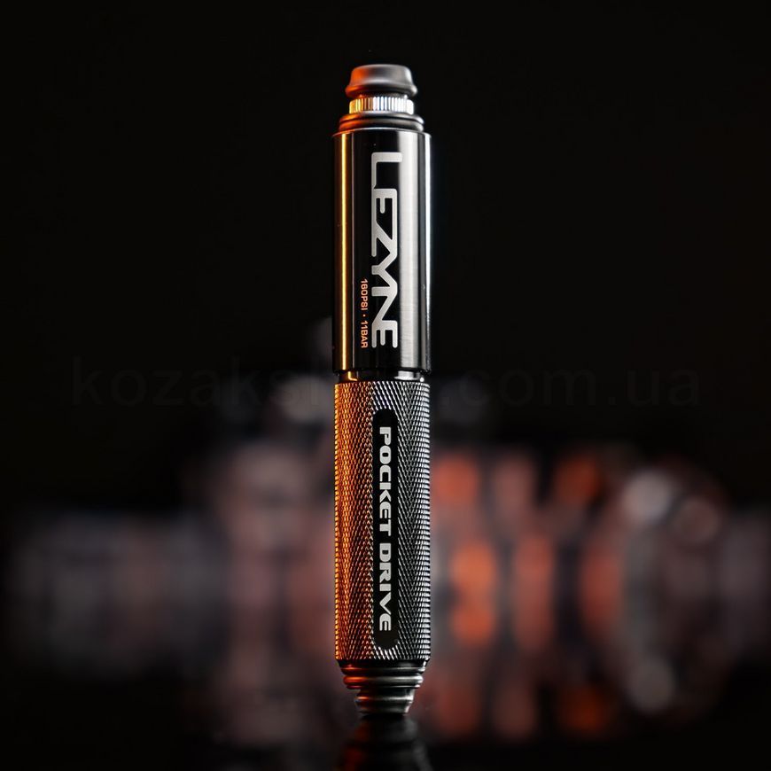 Ручной насос Lezyne POCKET DRIVE HP 160 psi [Black]