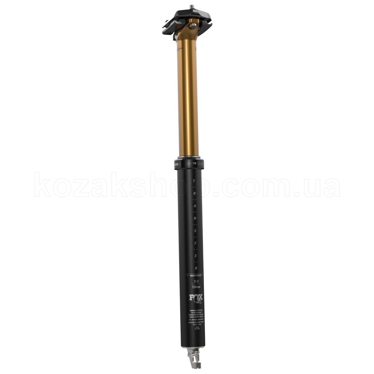 【FOX TRANSFER PERFORMANSE 31.6 125mm 美品】 Дроппер FOX Transfer Factory 31.6mm, 180mm Dropper Seatpost