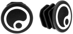 Баренды Ergon end plugs white logo (GS1, GA1 Evo, GX1)
