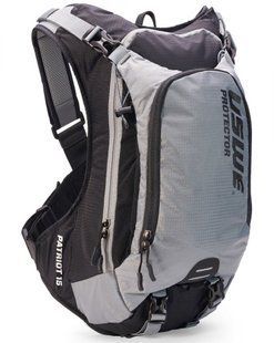 Рюкзак USWE PATRIOT 15L MTB PROTECTOR PACK [Black]