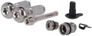 Комплект крепежа калипера тормоза SRAM DISC BRAKE CALIPER HARDWARE KIT - (INCLUDES BLACK BODY BOLT, BANJO BOLT, BLEED SCREW, PAD PIN) - G2 R/RS,LEVEL BRZ 4PISTON (11.5018.057.003)