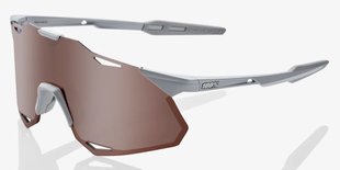 Очки Ride 100% HYPERCRAFT XS - Matte Stone Grey - HiPER Crimson Silver Mirror Lens, Mirror Lens