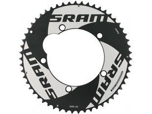 Зірка SRAM Chain Ring Road Red TT 55T S1 Non-Hidden Bolt 130 BCD Alum 4mm Black