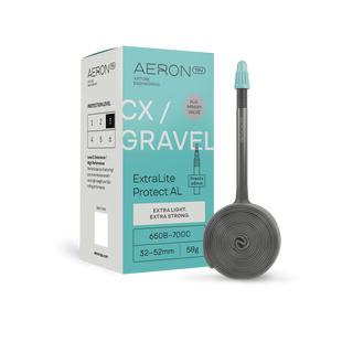 Камера AERON TPU CX/Gravel ExtraLite Protect 650B - 700C / 32-52 / Presta 65 - 57 грам