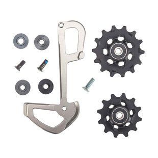 Ролики и внутренняя лапка заднего переключателя SRAM REAR DERAILLEUR PULLEY AND INNER CAGE X01 EAGLE 12 SPEED X-SYNC GREY (11.7518.078.010)