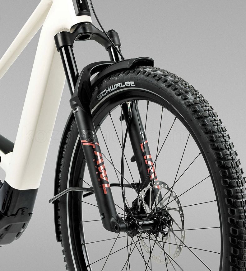 Електровелосипед ORBEA MUGA 10 [Ivory White - Black (Gloss)] - M